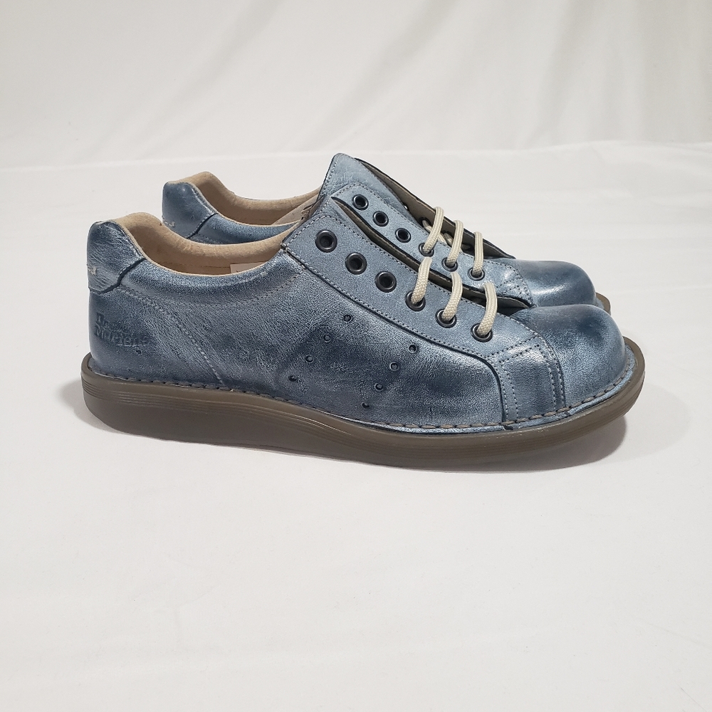 Dr Martens 90s Grunge Vintage Blue Oxford Shoes